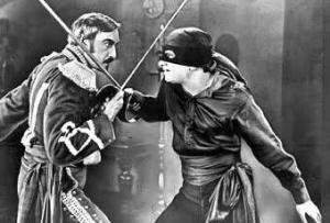 El Zorro, en versiòn de Douglas Fairbanks (1920)